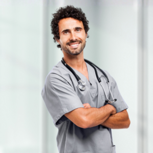 Inicio conjunto uniforme hospitalario