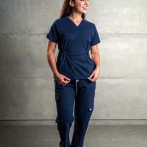 conjunto femenino azul ajustable